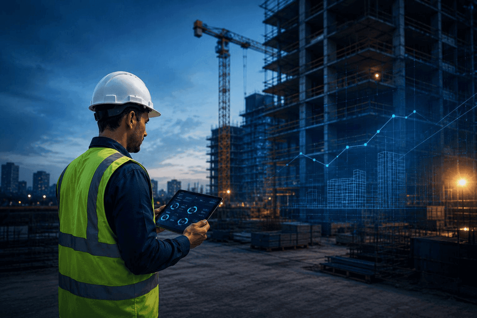 Jobsite AI Vision Platform Illustration