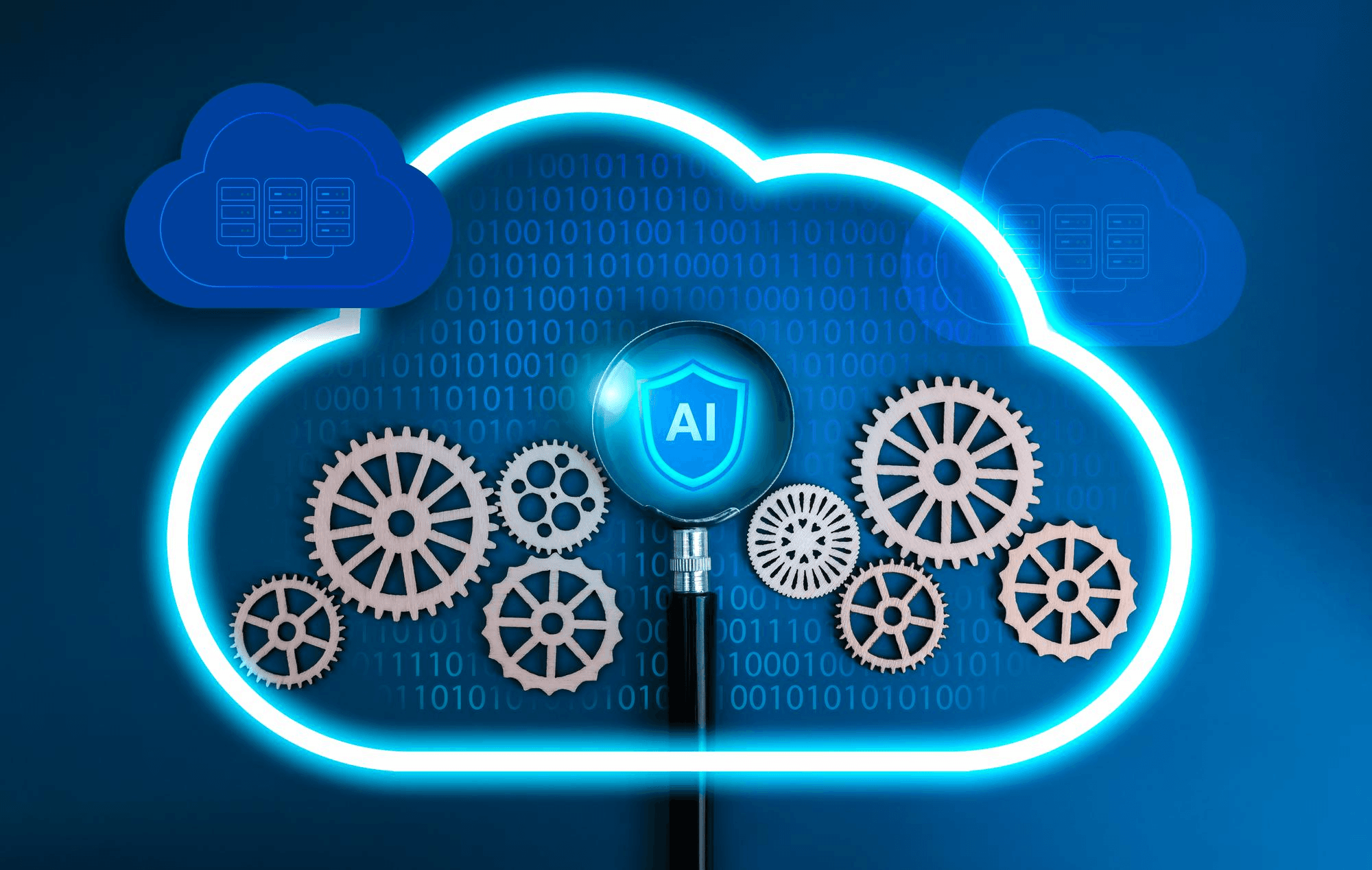 Generative AI Cloud Illustration